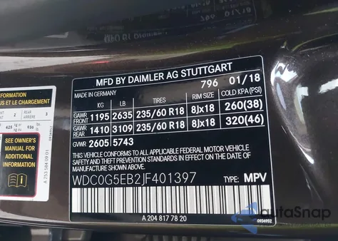 2018 Mercedes-Benz Glc 350E 4Matic z USA, uszkodzony, nr VIN WDC0G5EB2JF401397